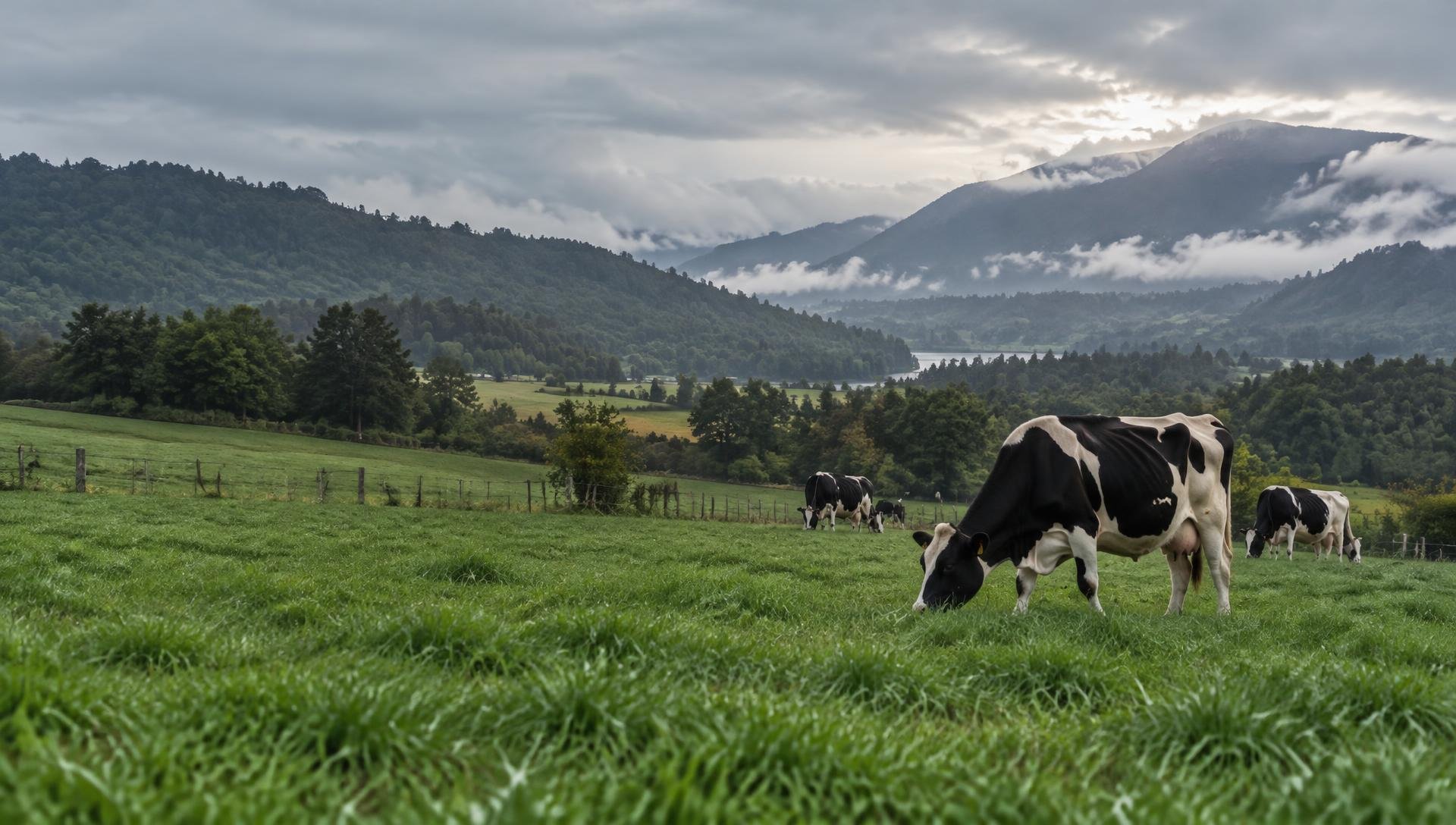 Paisaje agrícola al atardecer, imagen ilustrativa